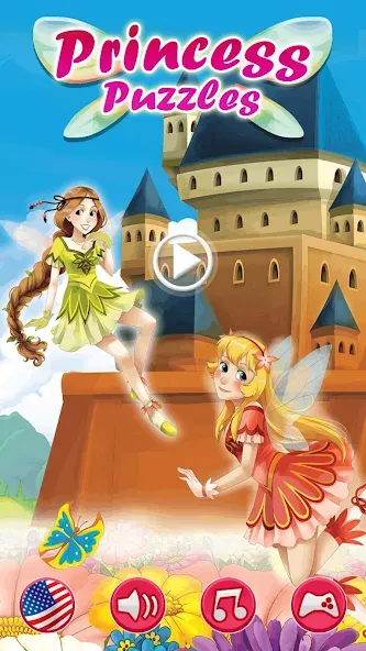 Princess Girls Puzzles - Kids [МОД Все открыто] APK Android Screenshot 1