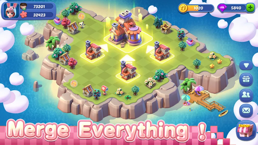 Mergical-Fun Match Island Game (Мерджикал) [МОД Много денег] APK Android Screenshot 4
