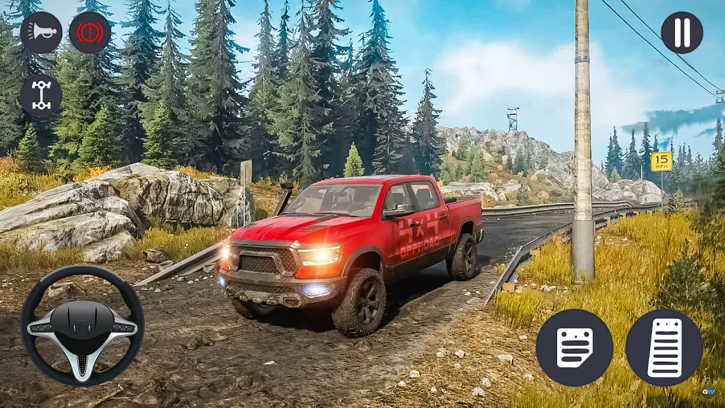 4x4 Jeep Offroad Car Driving (Джип Оффроуд Автомобиль Вождения) [МОД Много денег] APK Android Screenshot 2