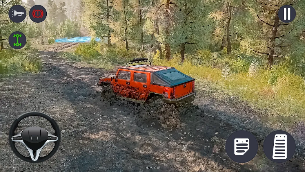 4x4 Jeep Offroad Car Driving (Джип Оффроуд Автомобиль Вождения) [МОД Много денег] APK Android Screenshot 4
