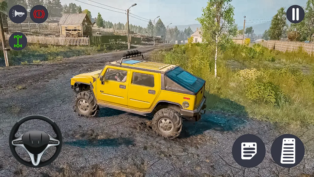 4x4 Jeep Offroad Car Driving (Джип Оффроуд Автомобиль Вождения) [МОД Много денег] APK Android Screenshot 5
