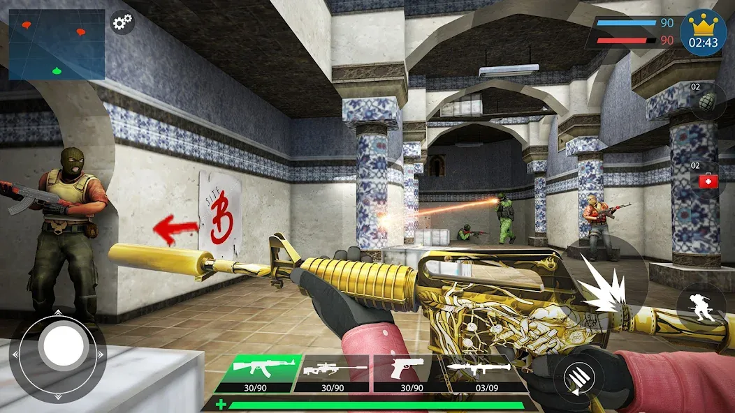 Commando Gun Shooting Games 3D [МОД Premium] APK Android Screenshot 4