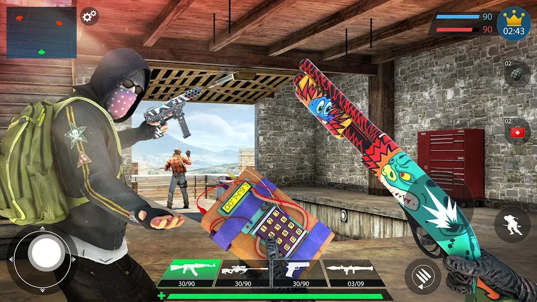 Commando Gun Shooting Games 3D [МОД Premium] APK Android Screenshot 5