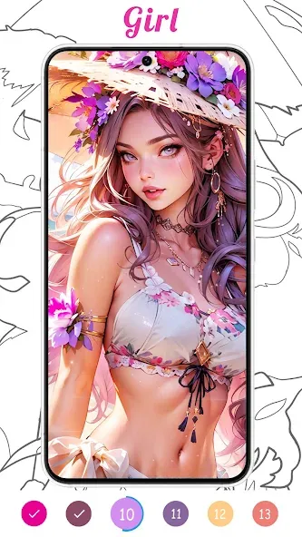 Coloring Games-Color By Number [МОД Mega Pack] APK Android Screenshot 3