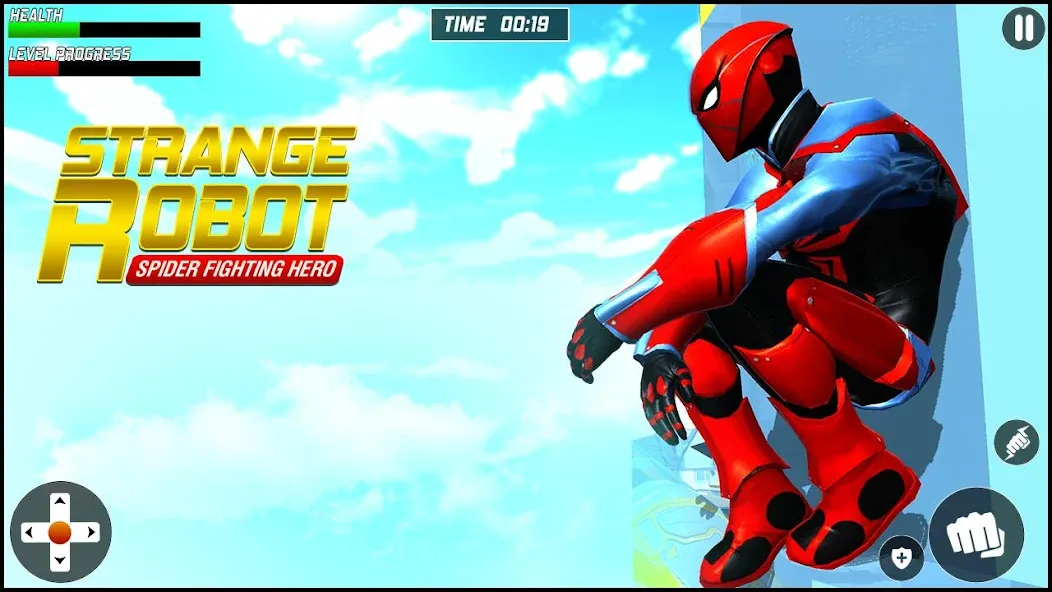 Strange Robot Spider hero Game [МОД Меню] APK Android Screenshot 1
