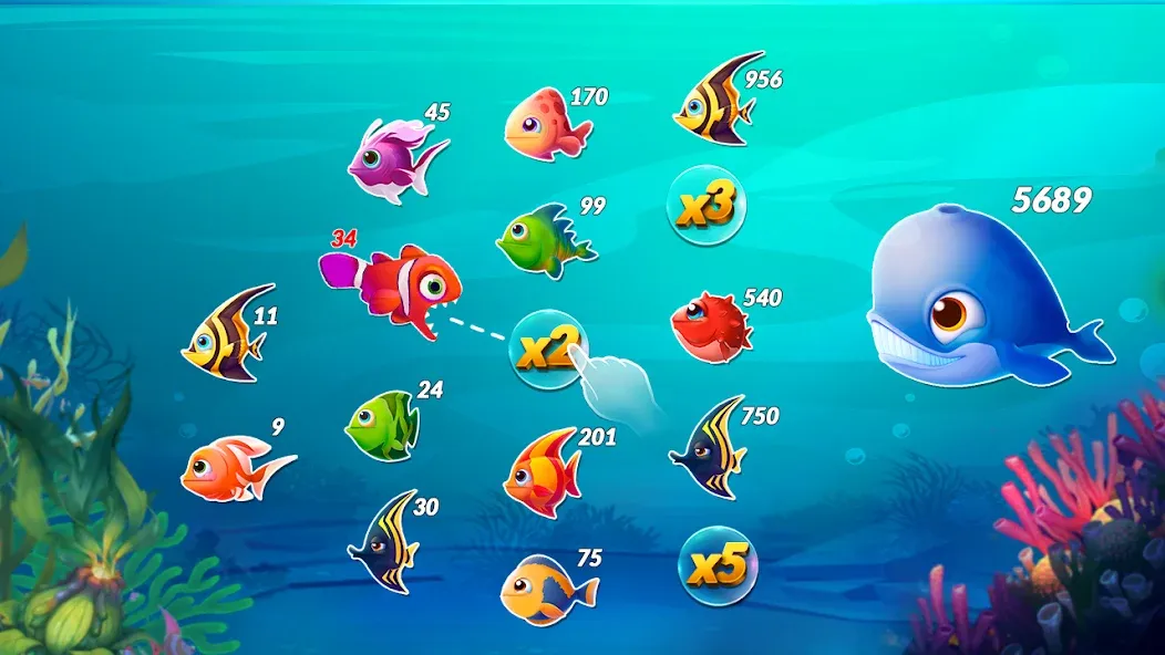 Big Eat Fish Games Shark Games [МОД Unlocked] APK Android Screenshot 3