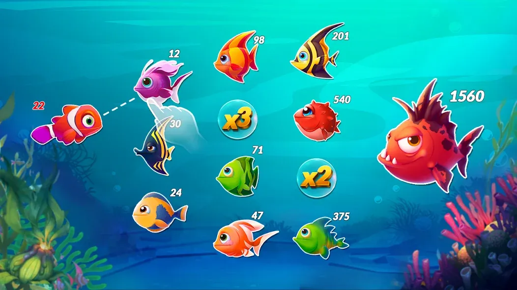 Big Eat Fish Games Shark Games [МОД Unlocked] APK Android Screenshot 5