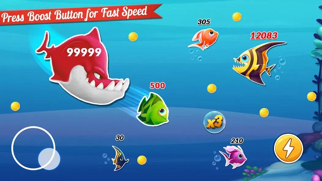 Fish.IO Fish Games Shark Games (Фиш Ай О Фиш Геймс Шарк Геймс) [МОД Меню] APK Android Screenshot 1