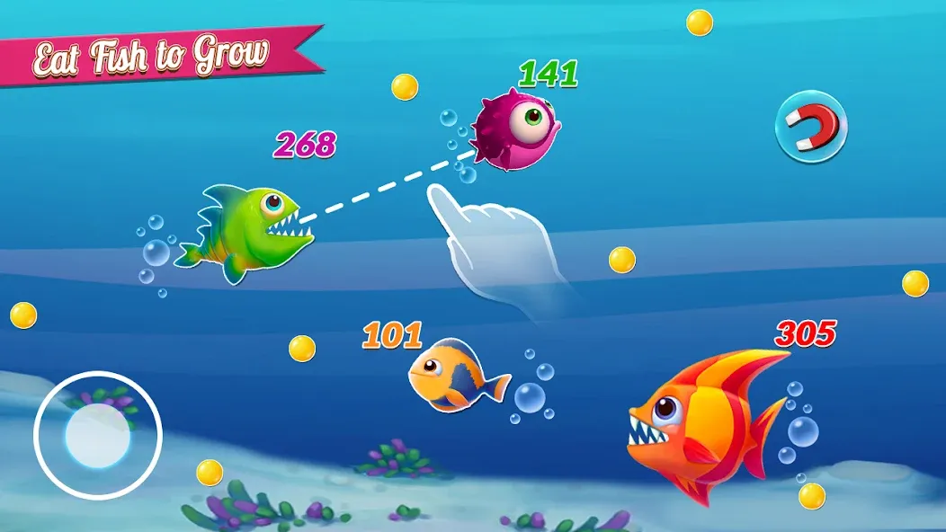 Fish.IO Fish Games Shark Games (Фиш Ай О Фиш Геймс Шарк Геймс) [МОД Меню] APK Android Screenshot 5