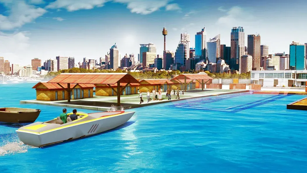 Boat Simulator Games (Боат Симулятор Геймс) [МОД Все открыто] APK Android Screenshot 3