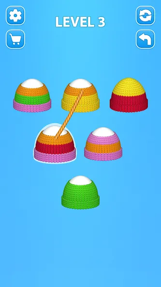 Cozy Knitting: Sorting games (Кози Ниттинг) [МОД Много денег] APK Android Screenshot 1