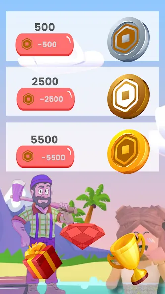 Robux Easy Scratch (Робукс Легко Скретч РБХ) [МОД Premium] APK Android Screenshot 1