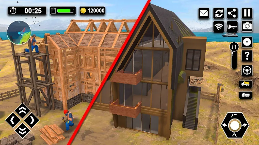 Wood House Construction Game [МОД Много денег] APK Android Screenshot 4