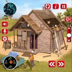 Wood House Construction Game [МОД Много денег] APK Android