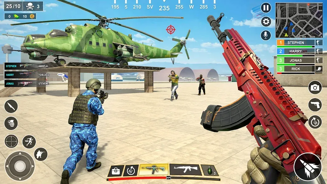 Anti Terrorist Shooting Game [МОД Меню] APK Android Screenshot 2