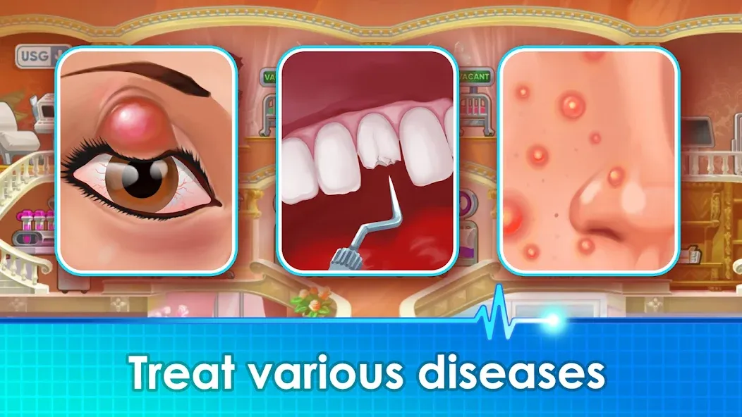 Doctor Dash ASMR Hospital (Клиника Дэш Безумный Госпиталь) [МОД Mega Pack] APK Android Screenshot 3