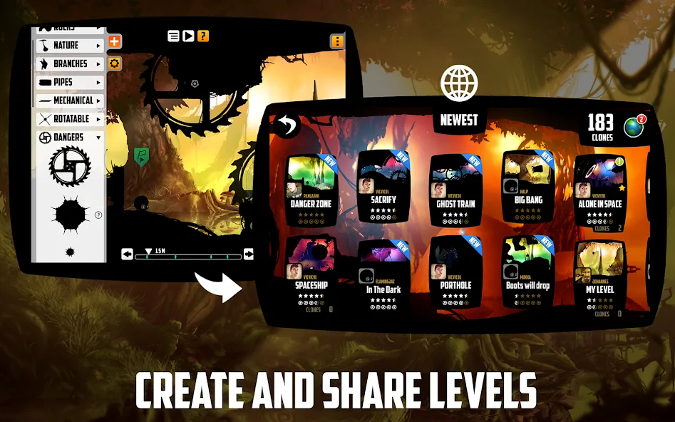 BADLAND (БЕДЛЕНД) [МОД Бесконечные монеты] APK Android Screenshot 5