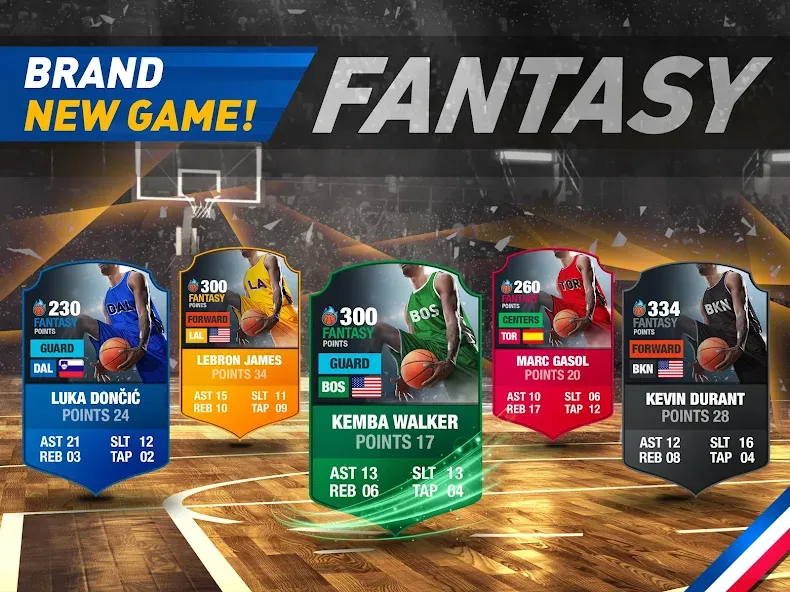 Basketball Fantasy Manager NBA [МОД Все открыто] APK Android Screenshot 3