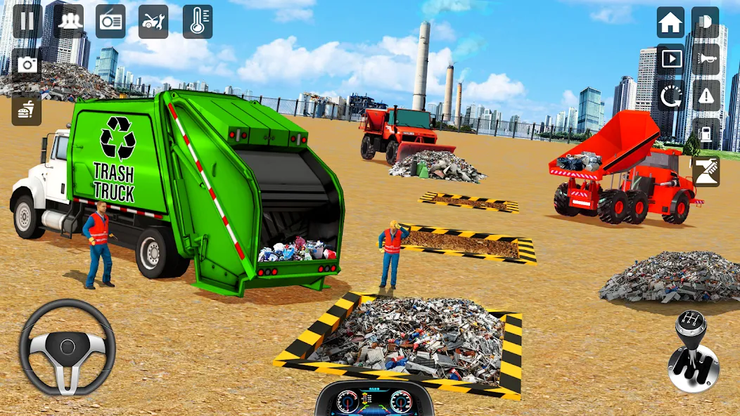 Trash Truck Games Simulator 3D [МОД Premium] APK Android Screenshot 3