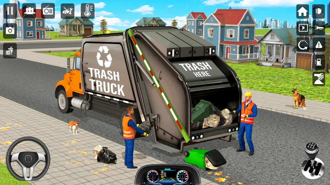 Trash Truck Games Simulator 3D [МОД Premium] APK Android Screenshot 4