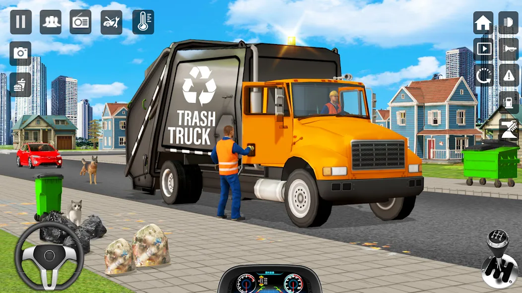 Trash Truck Games Simulator 3D [МОД Premium] APK Android Screenshot 5