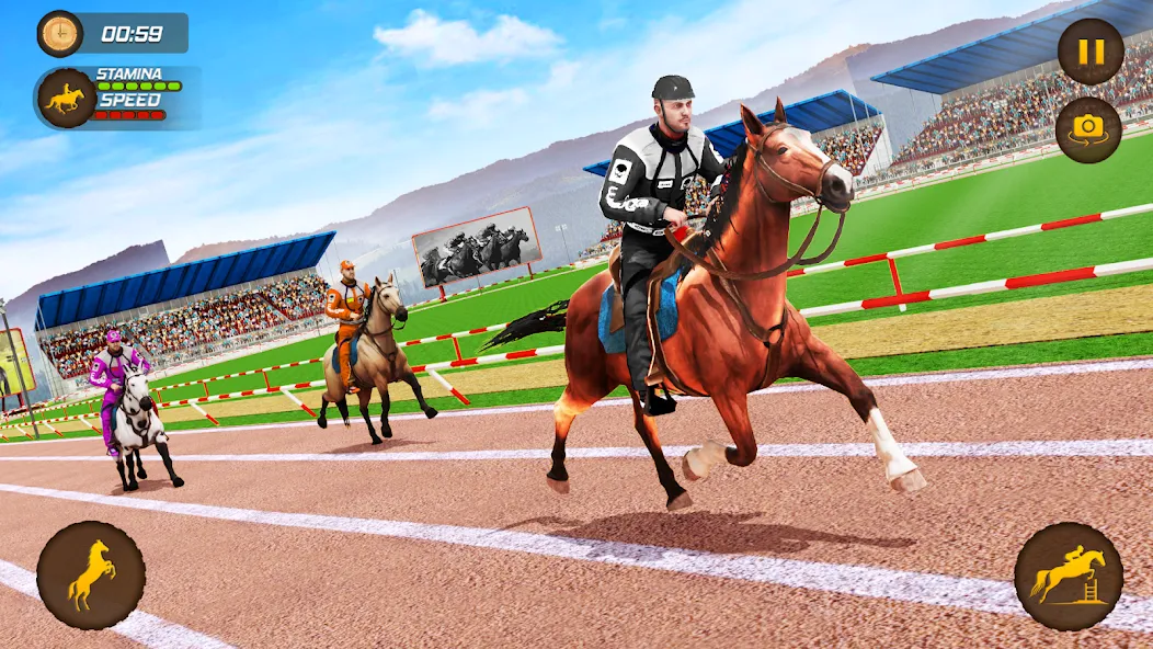 Horse Racing Game: Horse Games [МОД Premium] APK Android Screenshot 4