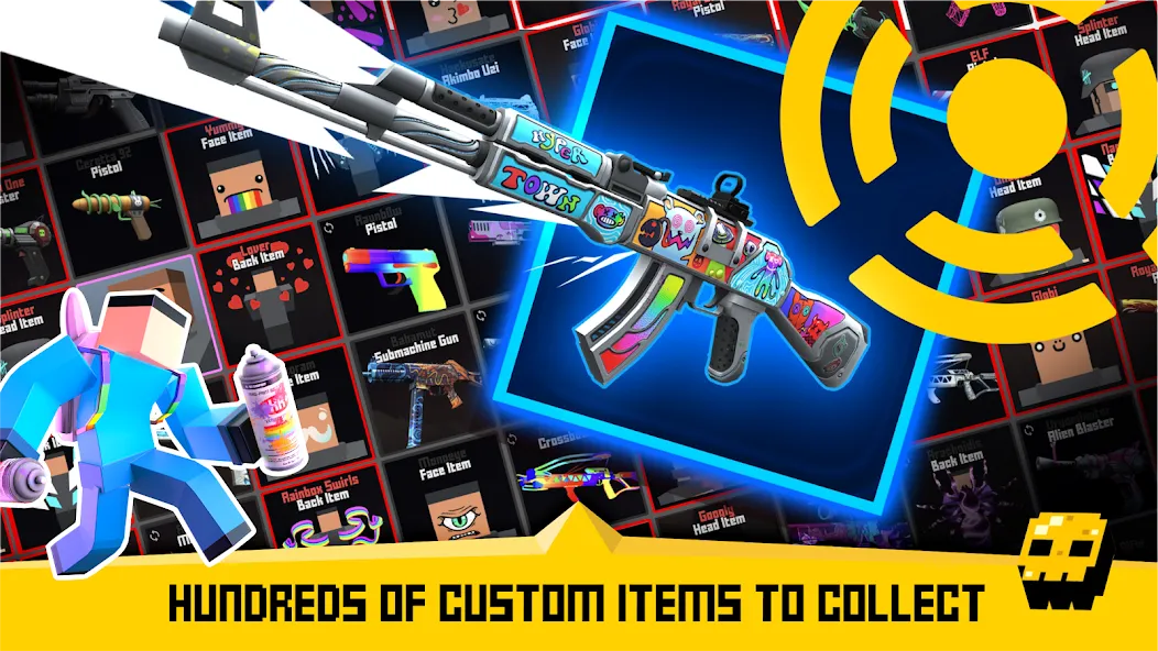 Krunker FRVR - Multiplayer FPS (Крункер ФРВР) [МОД Бесконечные монеты] APK Android Screenshot 4