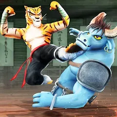 Kung Fu Animal: Fighting Games (Кунгфу животное) [МОД Mega Pack] APK Android