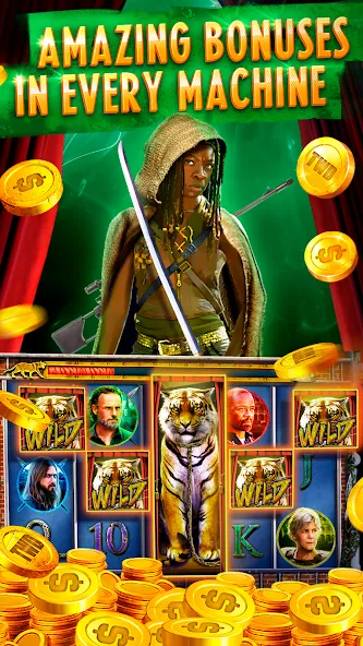The Walking Dead Casino Slots (Зе Вокинг Дед Казино Слотс) [МОД Все открыто] APK Android Screenshot 4