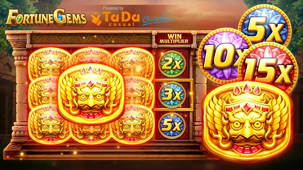Slot Fortune Gems-TaDa Games (Слот Форчун Гемс) [МОД Бесконечные монеты] APK Android Screenshot 1