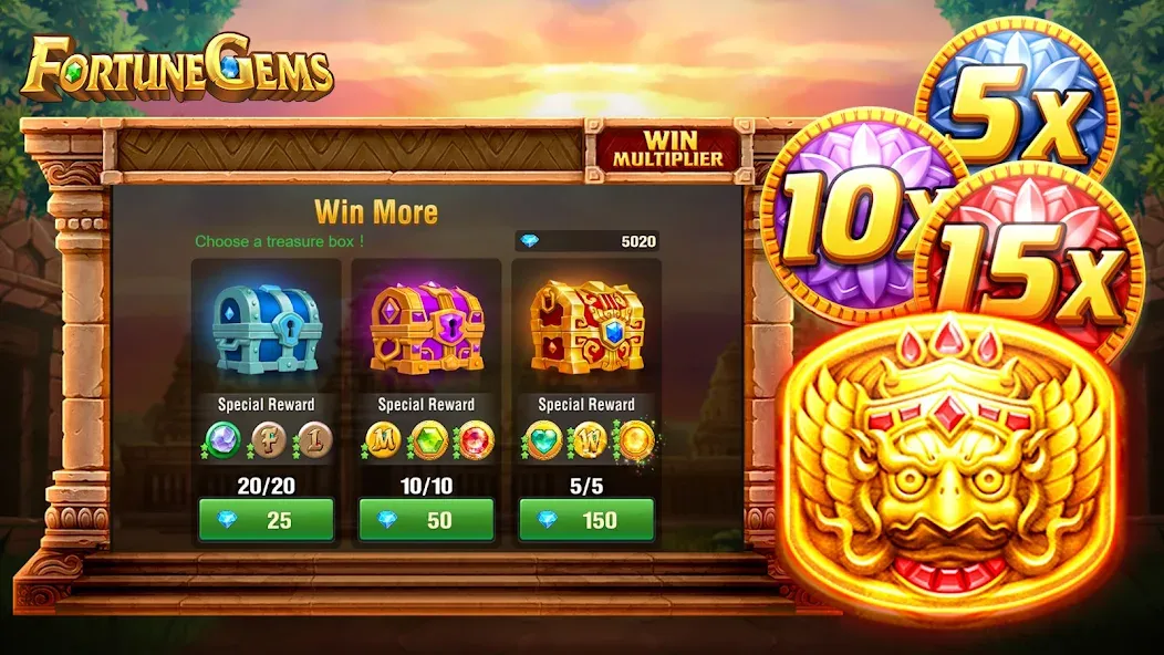 Slot Fortune Gems-TaDa Games (Слот Форчун Гемс) [МОД Бесконечные монеты] APK Android Screenshot 4