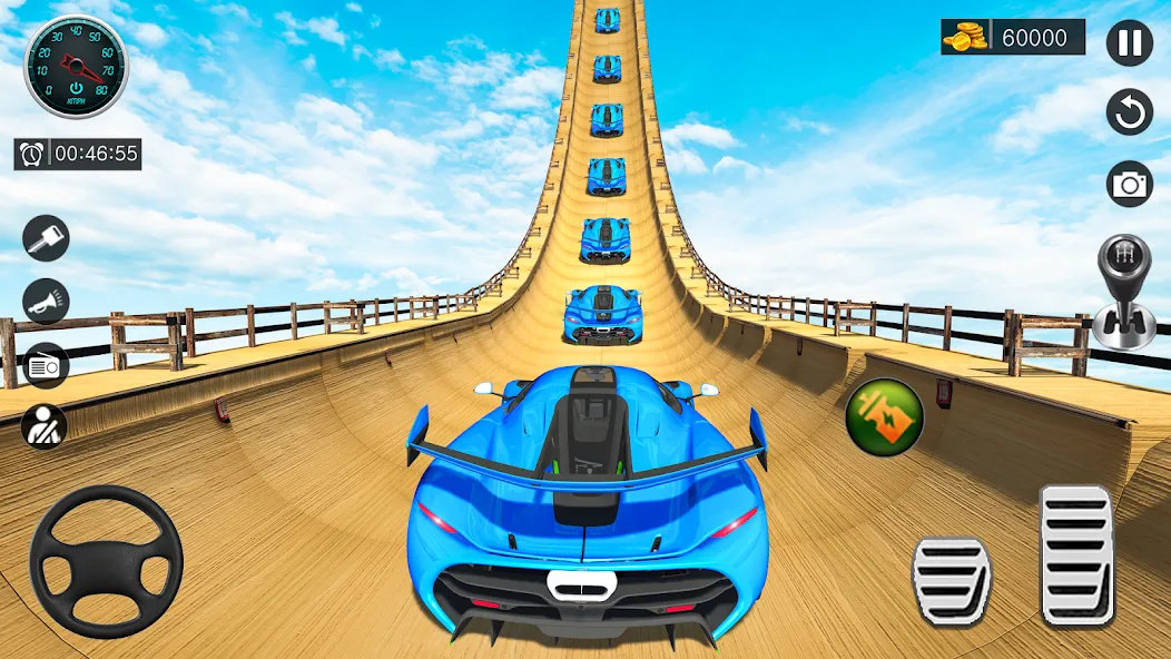 Ramp Car Game - Car Stunt (Рамп Кар Гейм) [МОД Меню] APK Android Screenshot 1