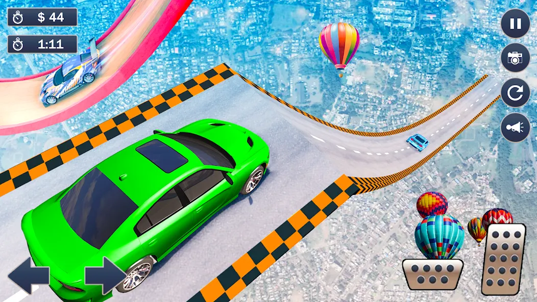 Ramp Car Game - Car Stunt (Рамп Кар Гейм) [МОД Меню] APK Android Screenshot 2