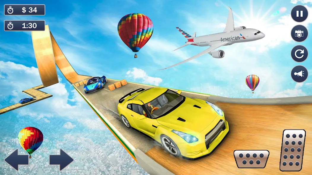 Ramp Car Game - Car Stunt (Рамп Кар Гейм) [МОД Меню] APK Android Screenshot 5