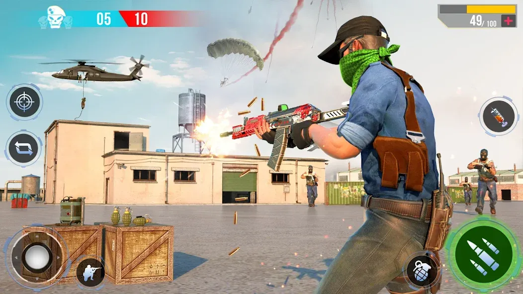 FPS Shooting Games - Gun Game [МОД Бесконечные монеты] APK Android Screenshot 3