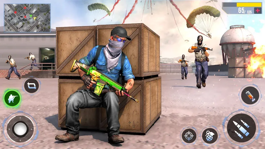 FPS Shooting Games - Gun Game [МОД Бесконечные монеты] APK Android Screenshot 4