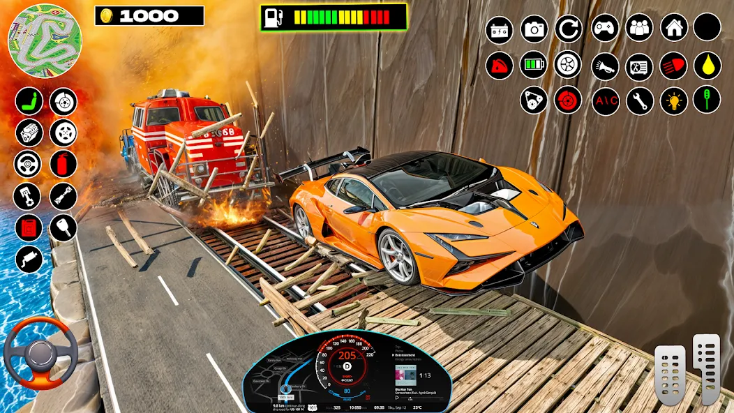 Rampa Car Game: GT Car stunts (Мега Рэмпс) [МОД Бесконечные монеты] APK Android Screenshot 1