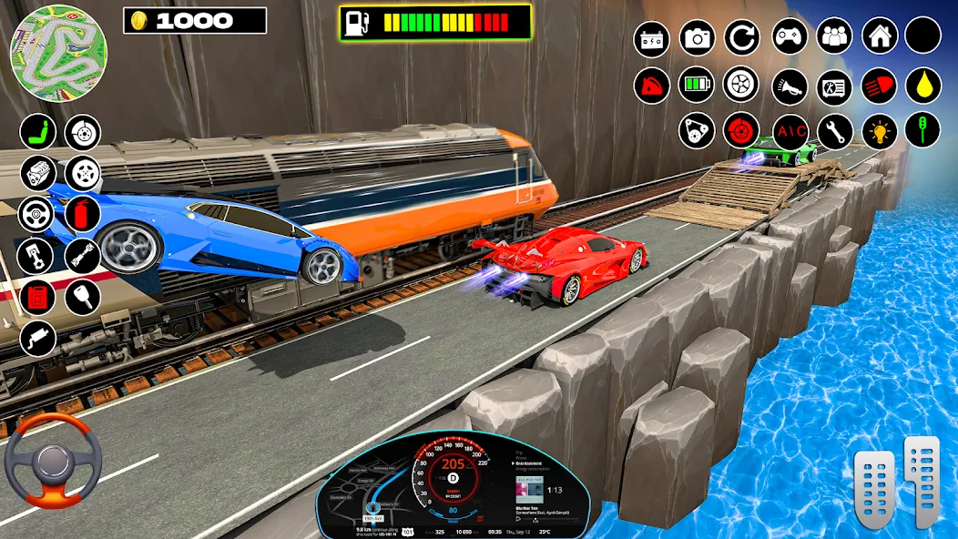 Rampa Car Game: GT Car stunts (Мега Рэмпс) [МОД Бесконечные монеты] APK Android Screenshot 2