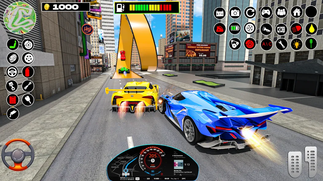 Rampa Car Game: GT Car stunts (Мега Рэмпс) [МОД Бесконечные монеты] APK Android Screenshot 4