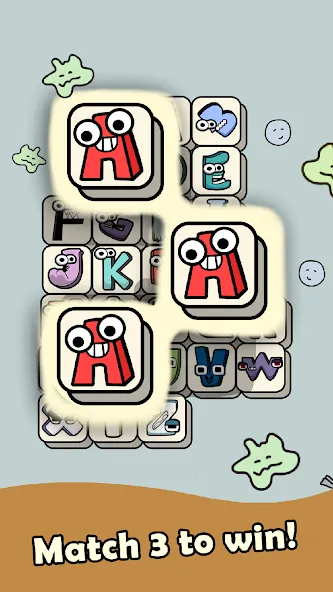 Alphabet Magic Tiles Match 3D (Алфавит Магические Плитки Совпадения 3D) [МОД Unlocked] APK Android Screenshot 4