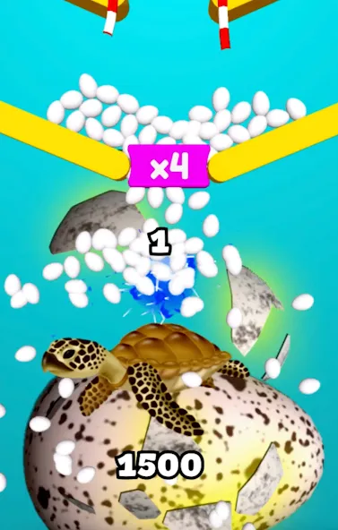 Eggs & Chickens: Cut Rope Game (Яйца и куры) [МОД Все открыто] APK Android Screenshot 2