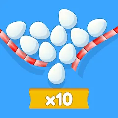 Eggs & Chickens: Cut Rope Game (Яйца и куры) [МОД Все открыто] APK Android