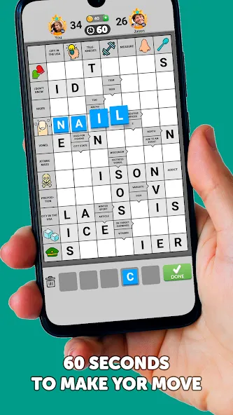Wordgrams - Crossword & Puzzle (Вордграмс) [МОД Unlocked] APK Android Screenshot 1