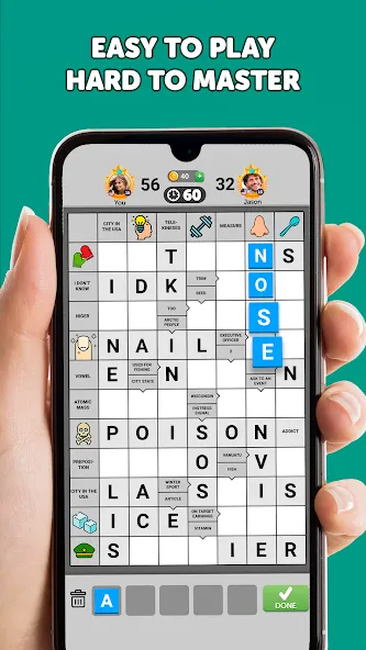 Wordgrams - Crossword & Puzzle (Вордграмс) [МОД Unlocked] APK Android Screenshot 2