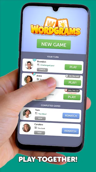 Wordgrams - Crossword & Puzzle (Вордграмс) [МОД Unlocked] APK Android Screenshot 3