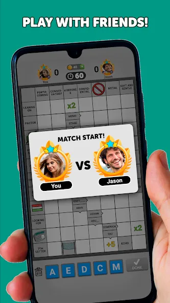 Wordgrams - Crossword & Puzzle (Вордграмс) [МОД Unlocked] APK Android Screenshot 4