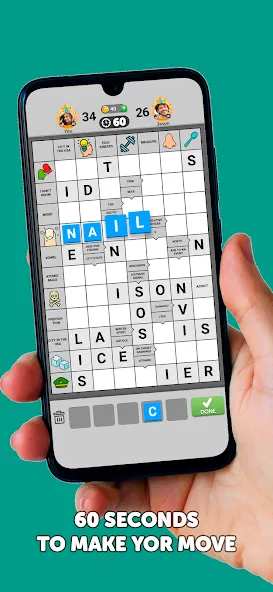 Wordgrams - Crossword & Puzzle (Вордграмс) [МОД Unlocked] APK Android Screenshot 5