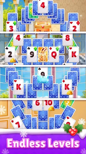 Royal Solitaire Tripeaks [МОД Unlocked] APK Android Screenshot 3