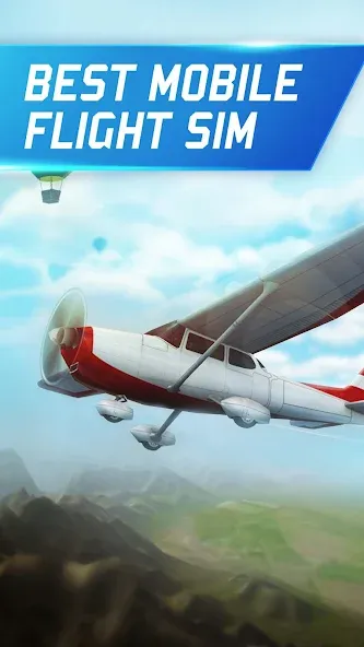 Flight Pilot: 3D Simulator [МОД Unlocked] APK Android Screenshot 2