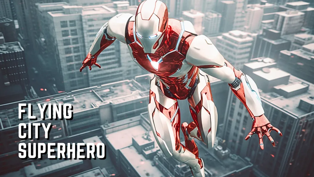 Super hero Flying iron jet man [МОД Unlocked] APK Android Screenshot 1